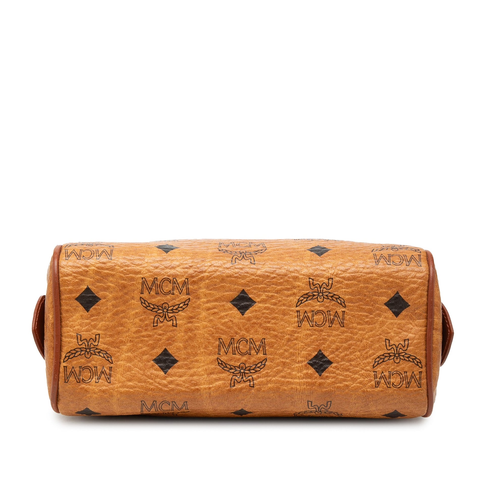 Mini Visetos Coated Canvas Boston Bag