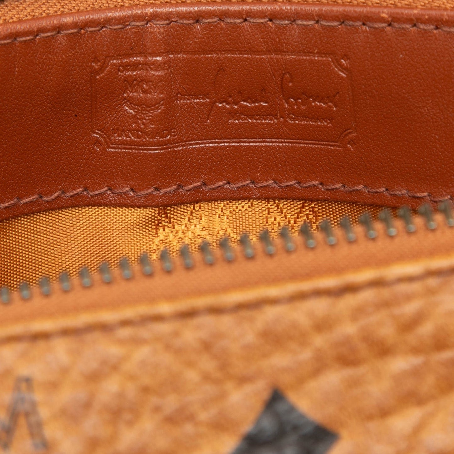 Mini Visetos Coated Canvas Boston Bag