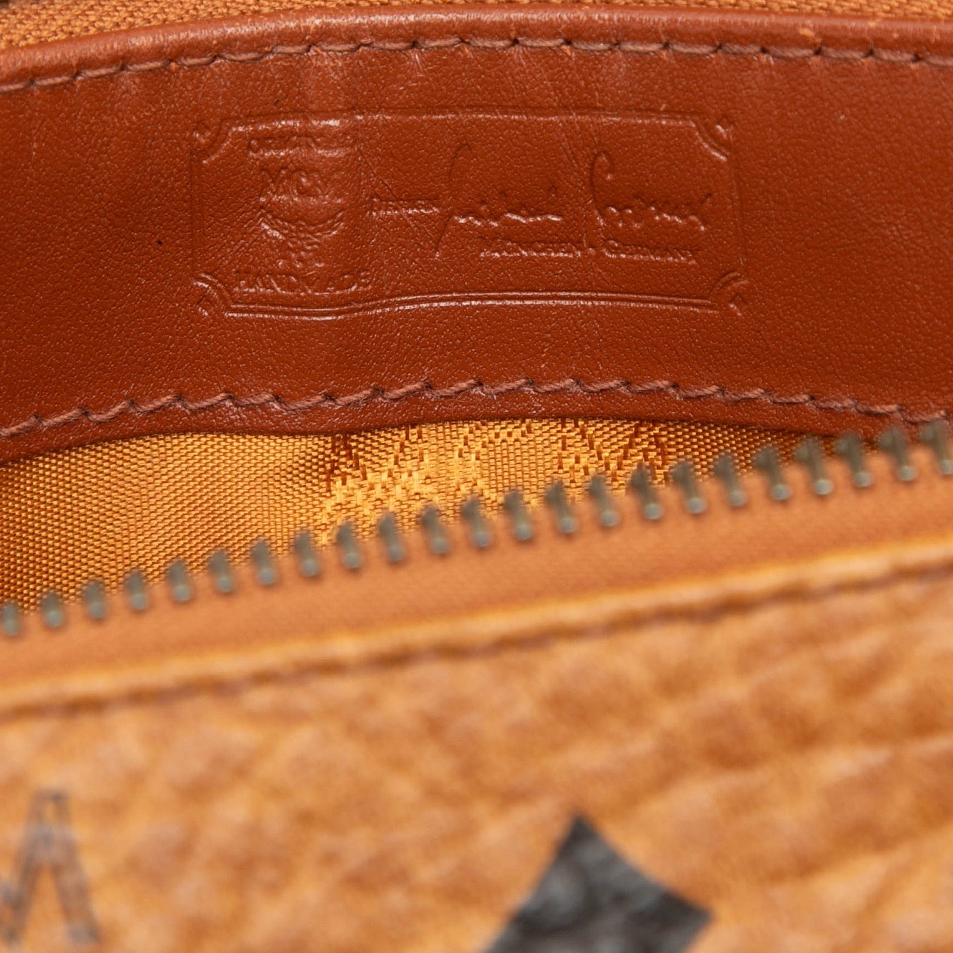Mini Visetos Coated Canvas Boston Bag