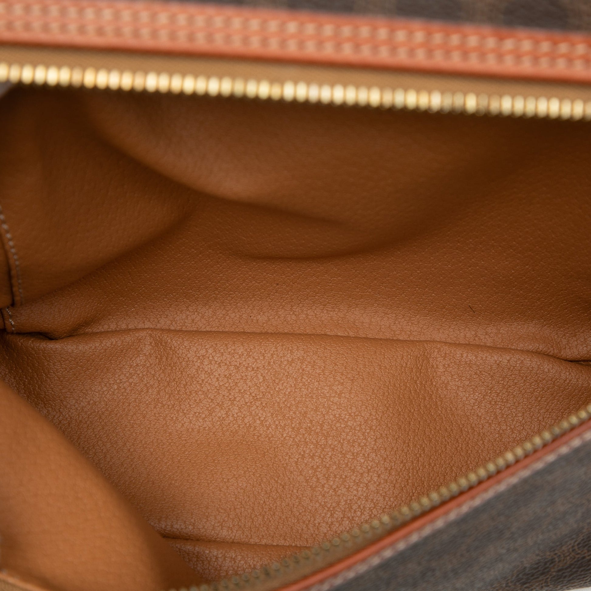 Celine Macadam Coated Canvas Vanity Bag