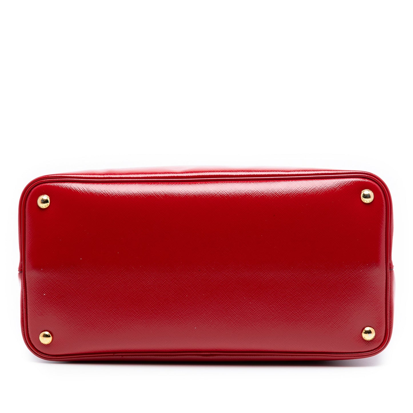 Prada Medium Saffiano Vernice Double Satchel