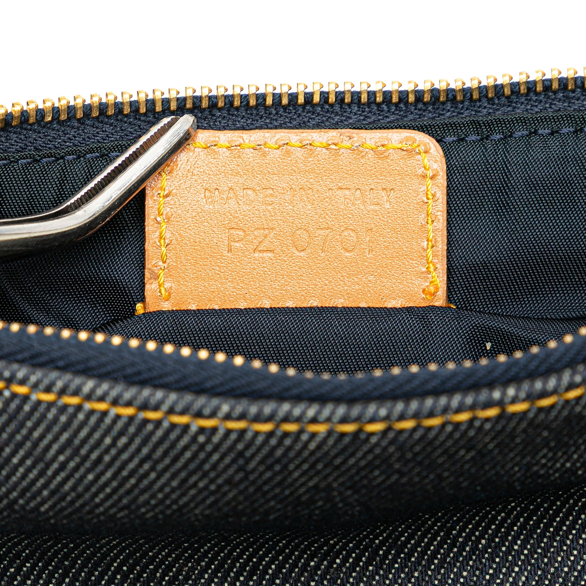 Mini Denim Saddle Pochette