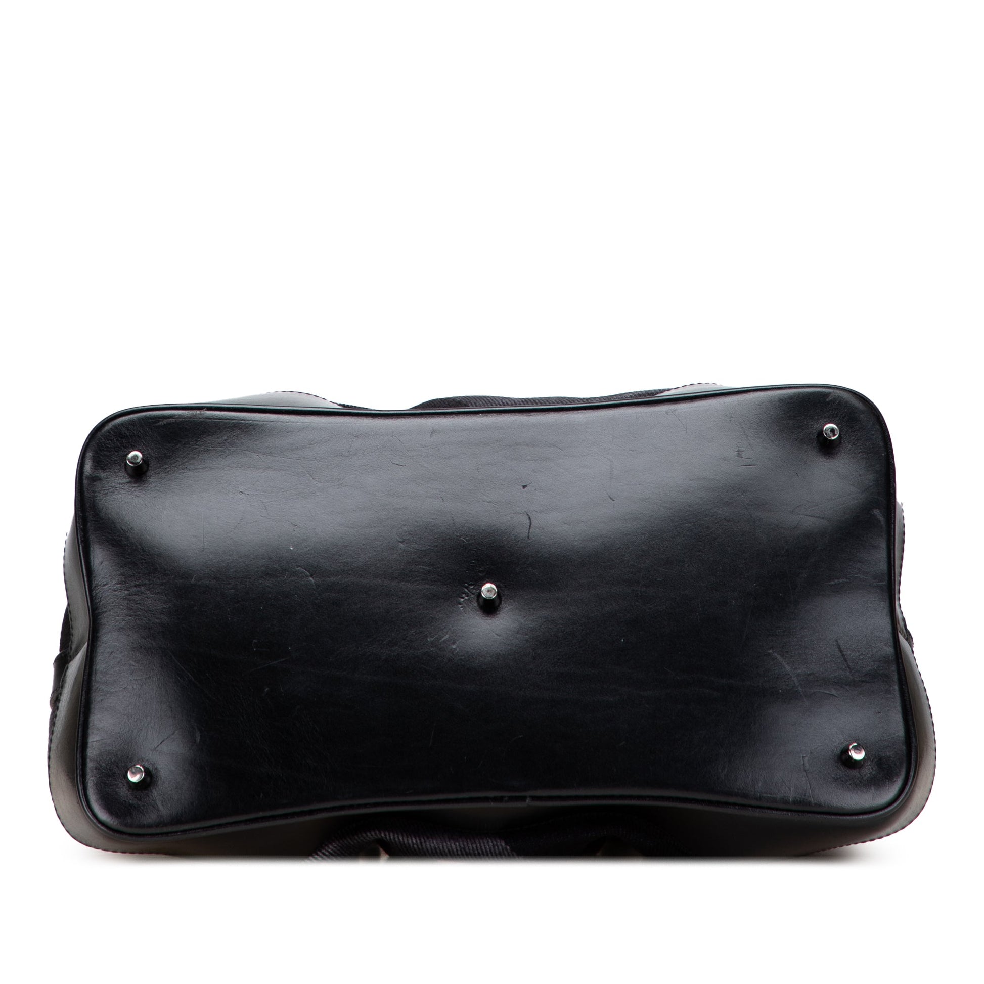Burberry Mega Check Canvas Lowry Satchel