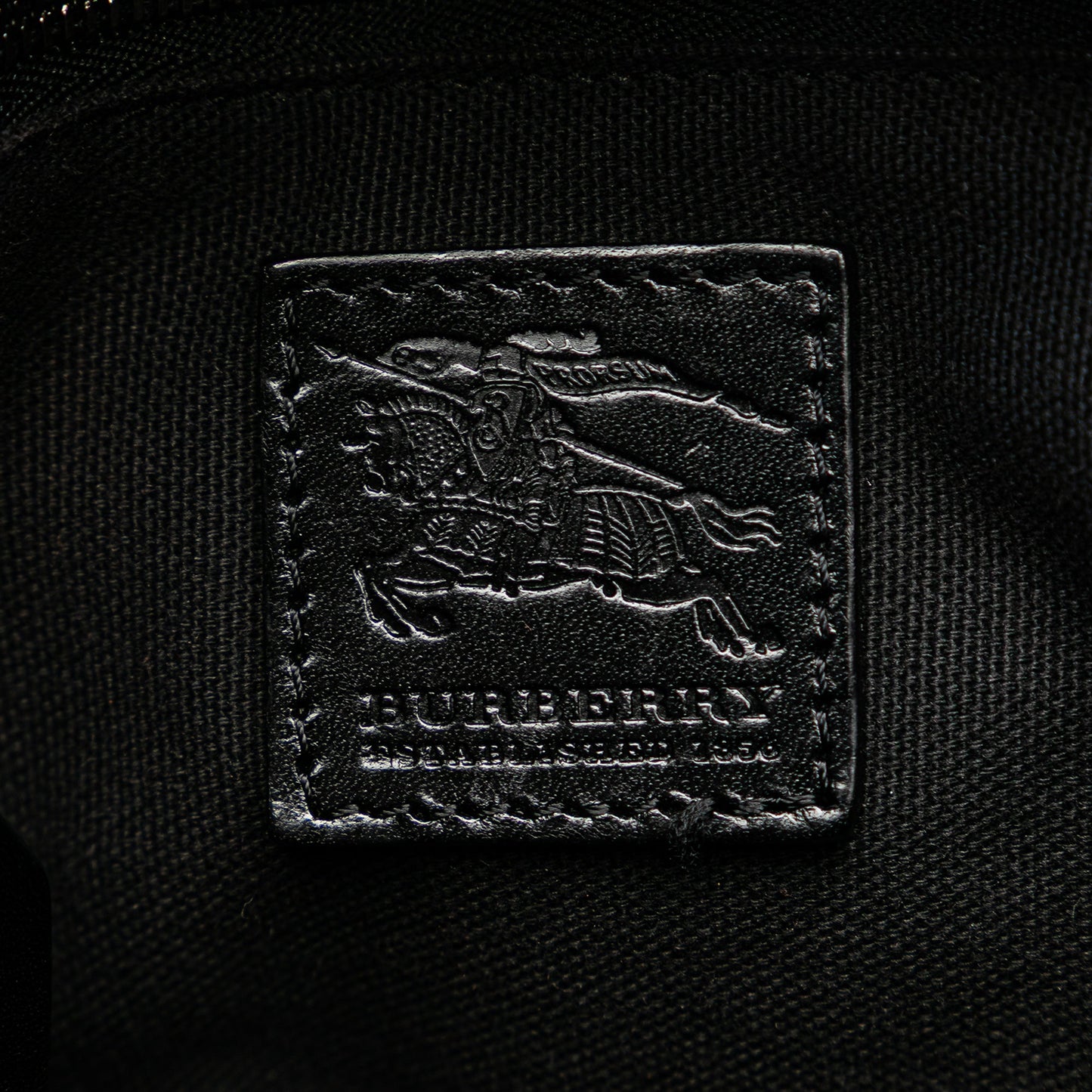 Burberry Mega Check Canvas Lowry Satchel