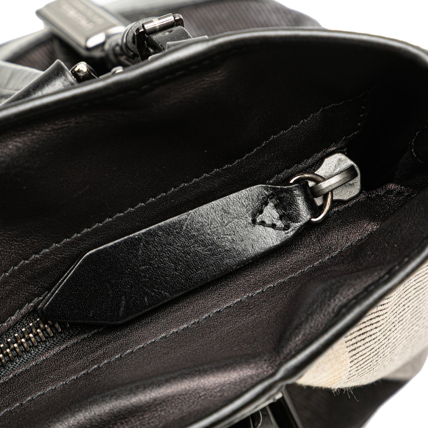 Burberry Mega Check Canvas Lowry Satchel
