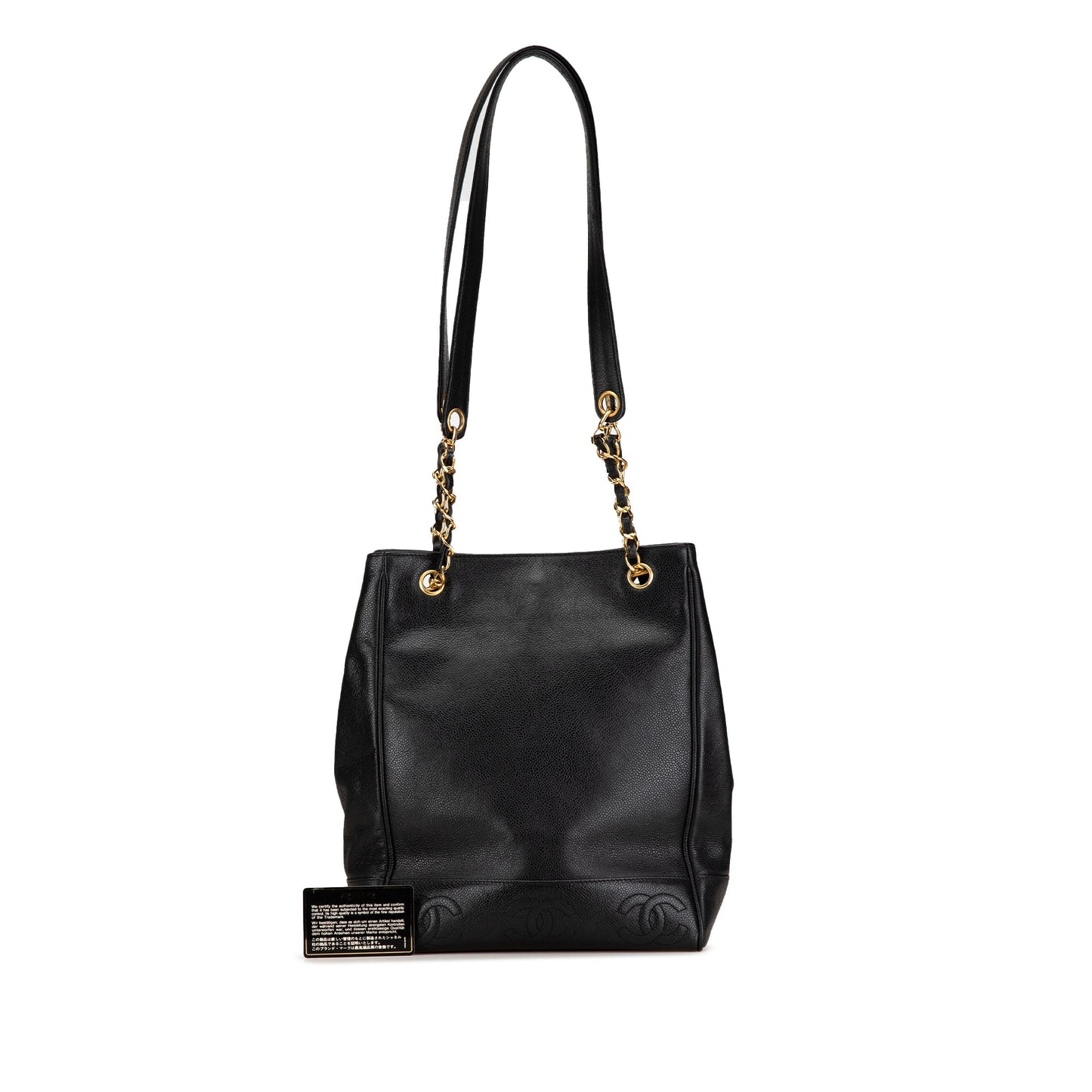 Chanel Triple CC Caviar Tote