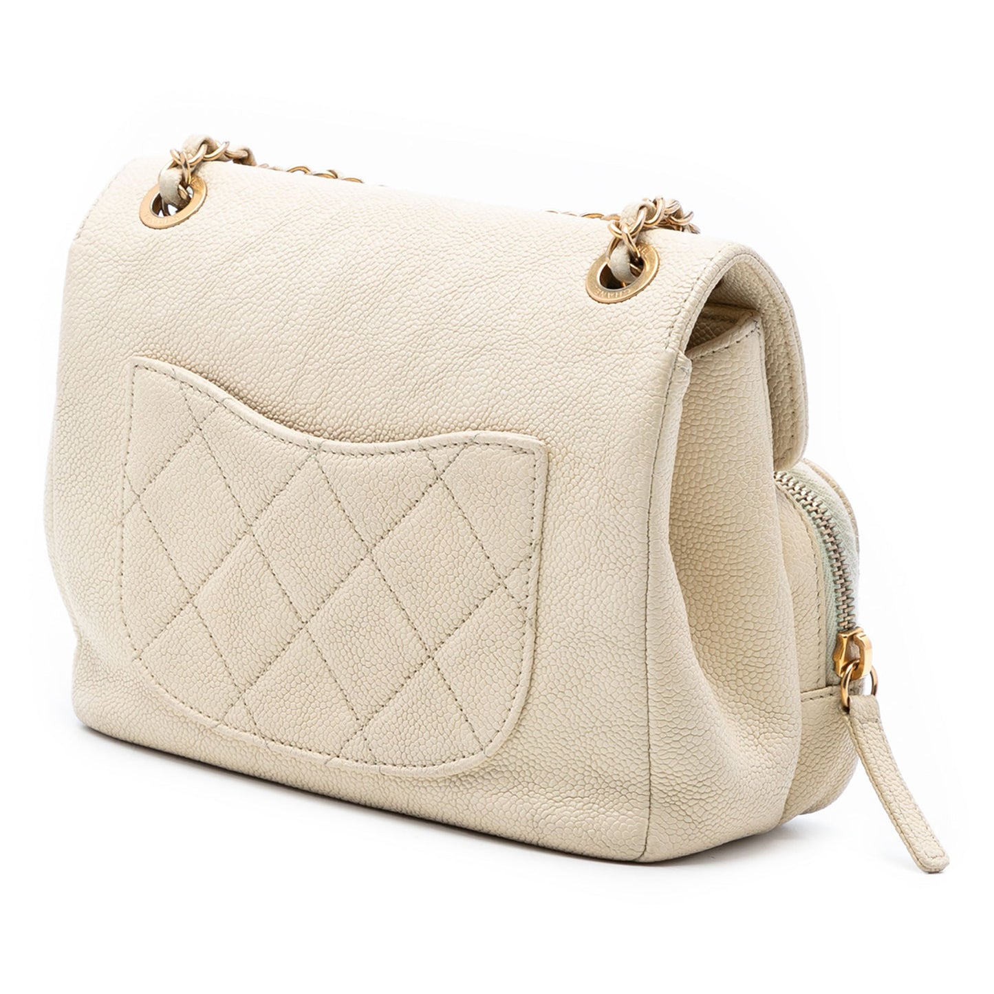 Chanel Caviar Business Affinity Messenger Flap