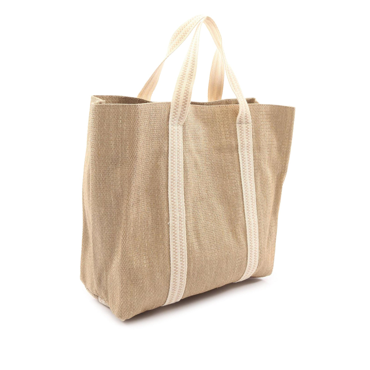 Chloé Raffia Beach Line Tote — Beige