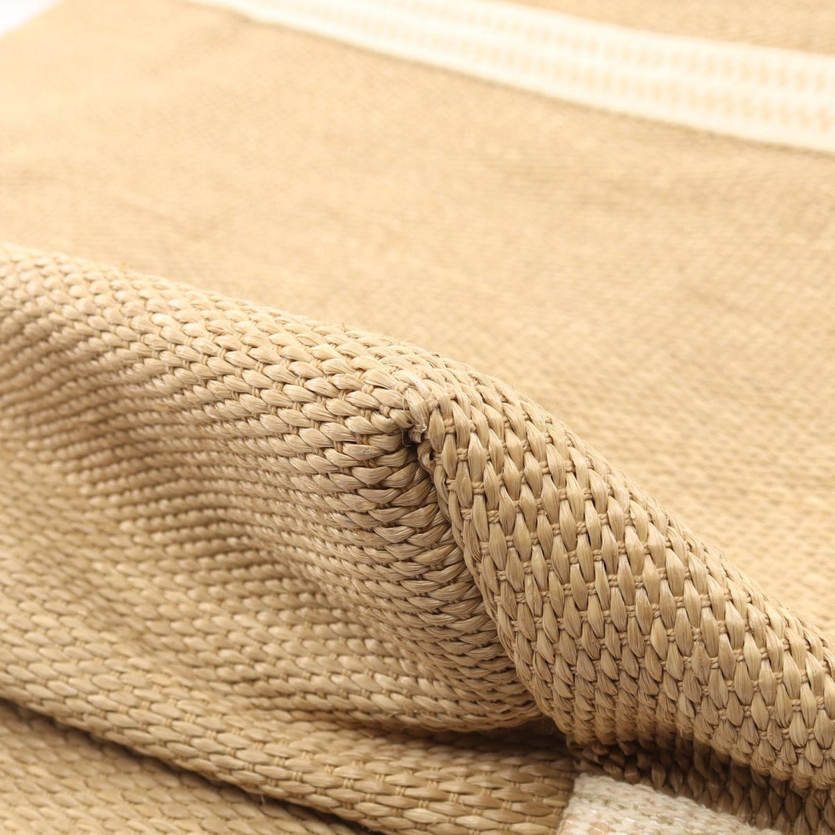 Chloé Raffia Beach Line Tote — Beige