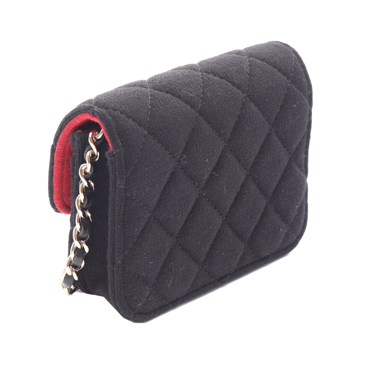 Chanel Mini CC Quilted Jersey VIP Flap