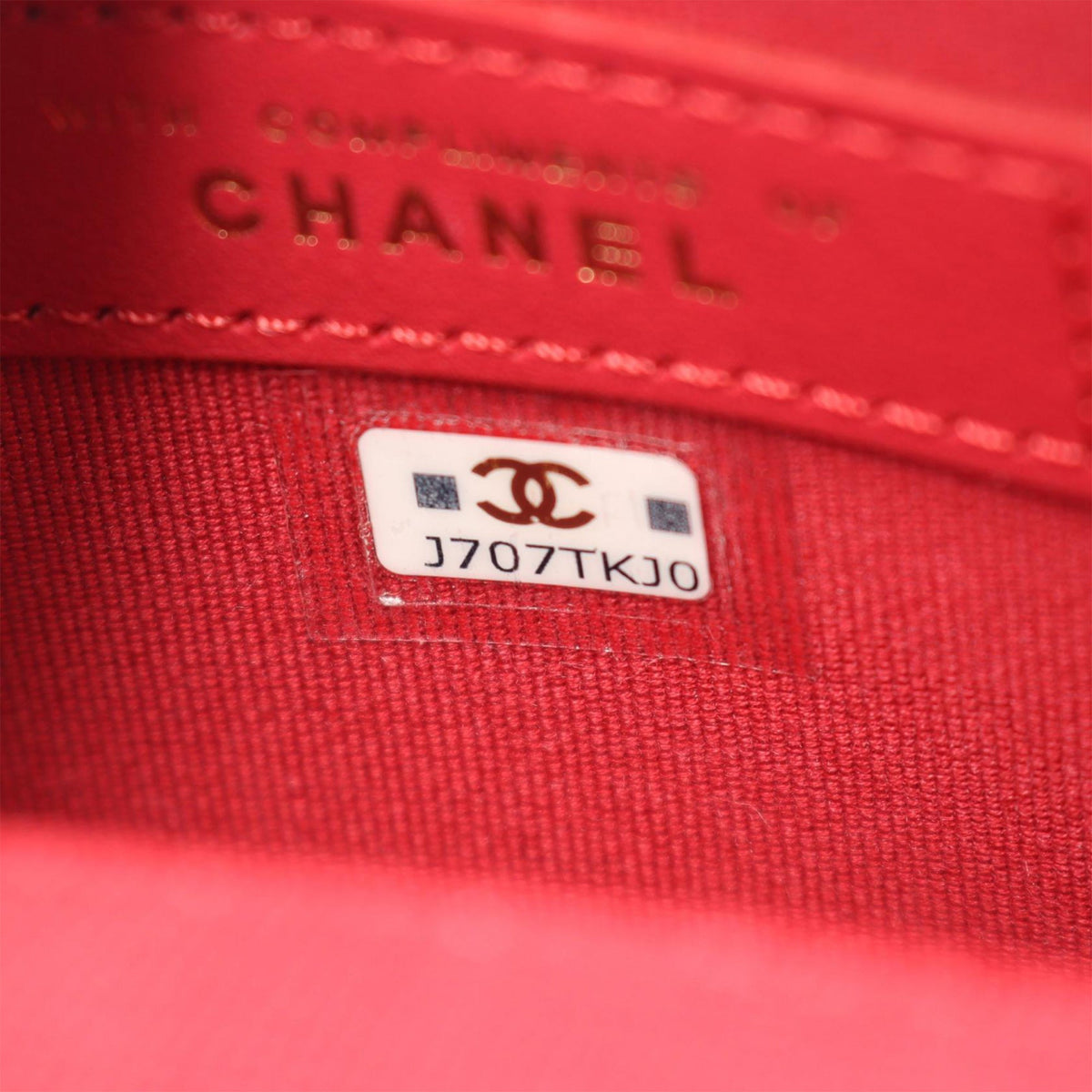 Chanel Mini CC Quilted Jersey VIP Flap