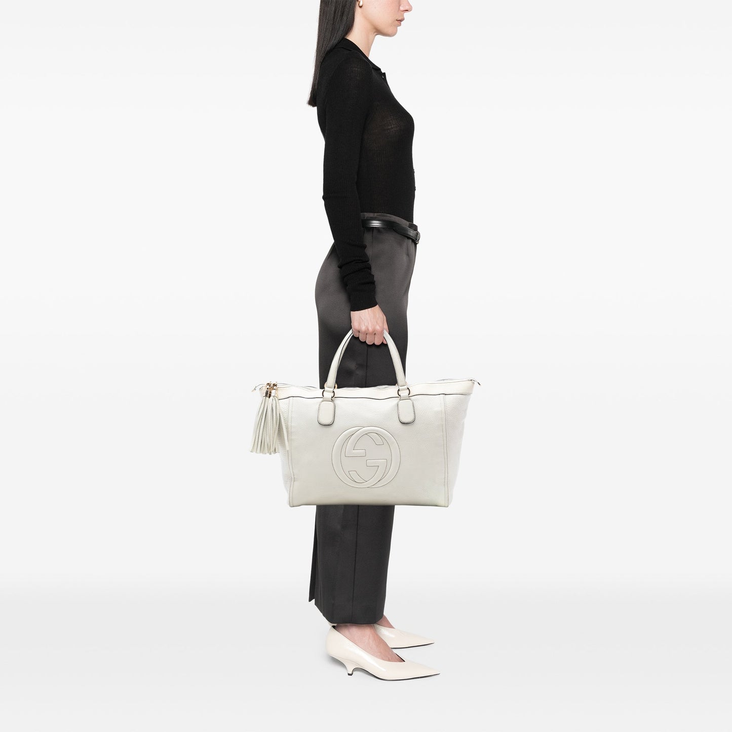 Gucci Large Leather Soho Working Tote