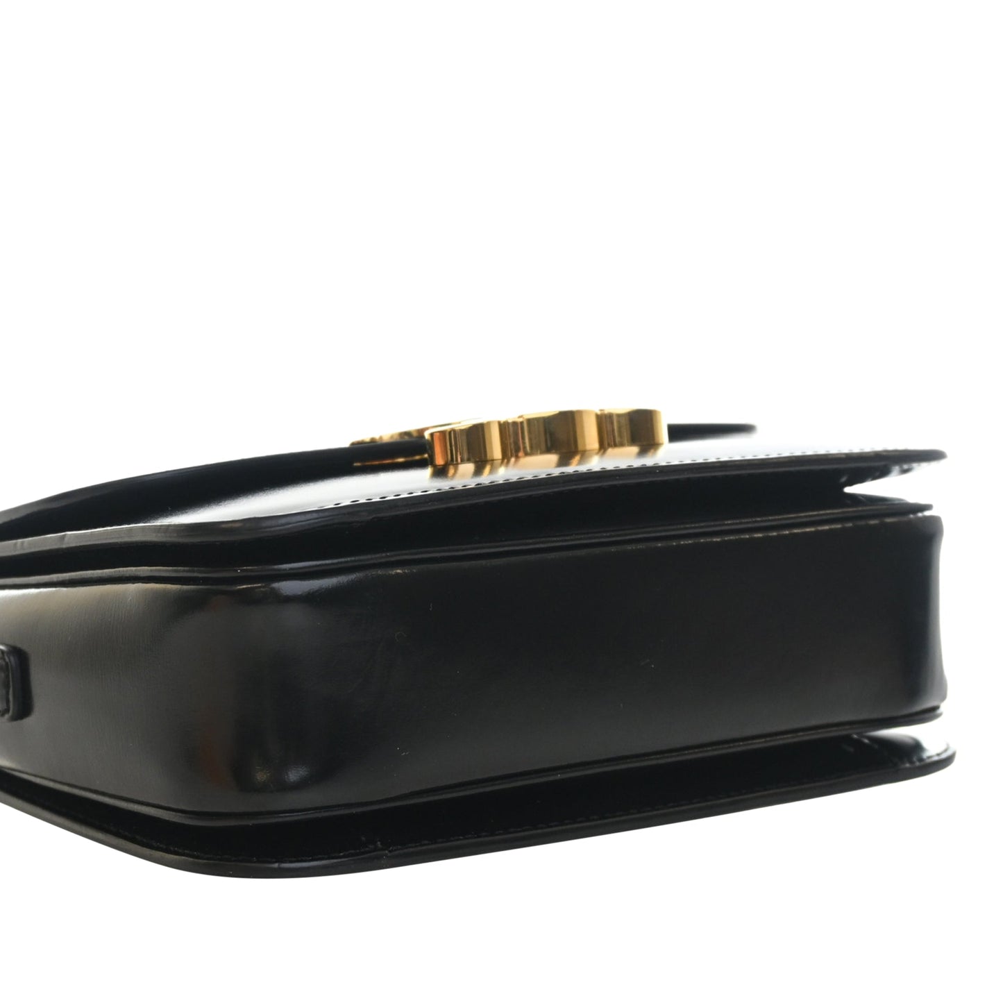 Celine Teen Shiny Calfskin Triomphe Crossbody