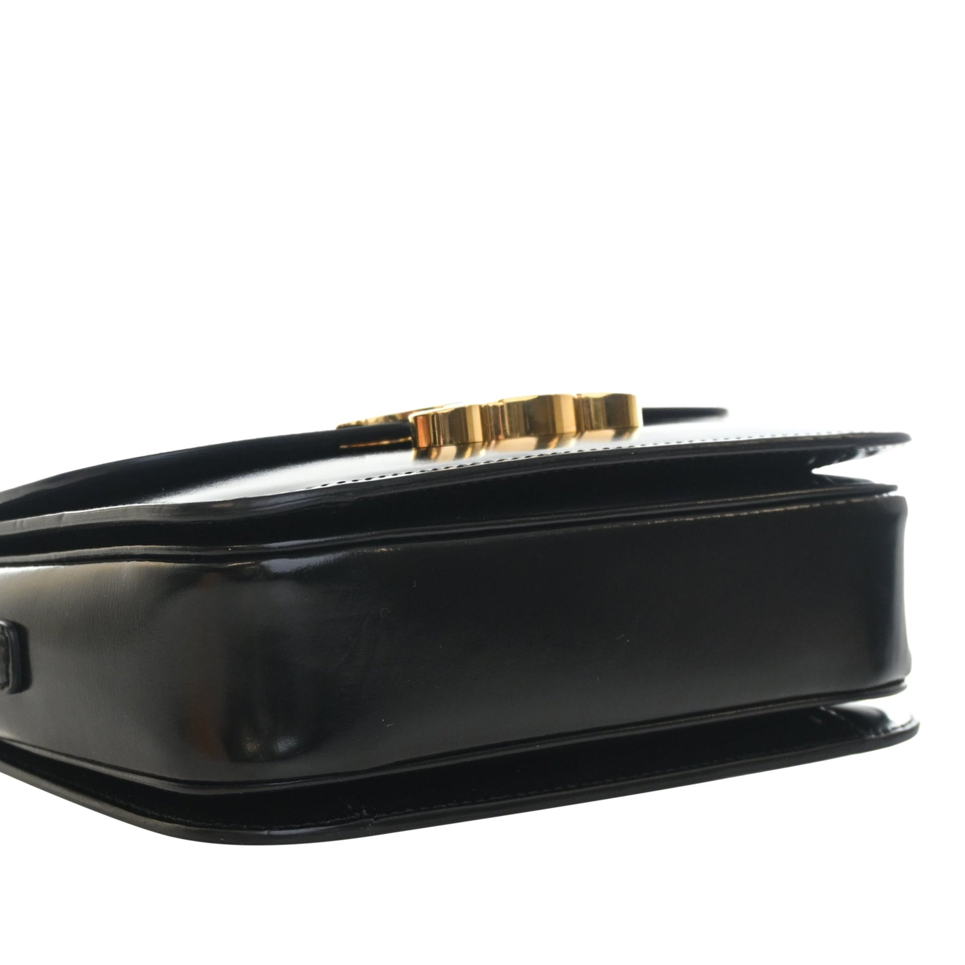 Celine Teen Shiny Calfskin Triomphe Crossbody
