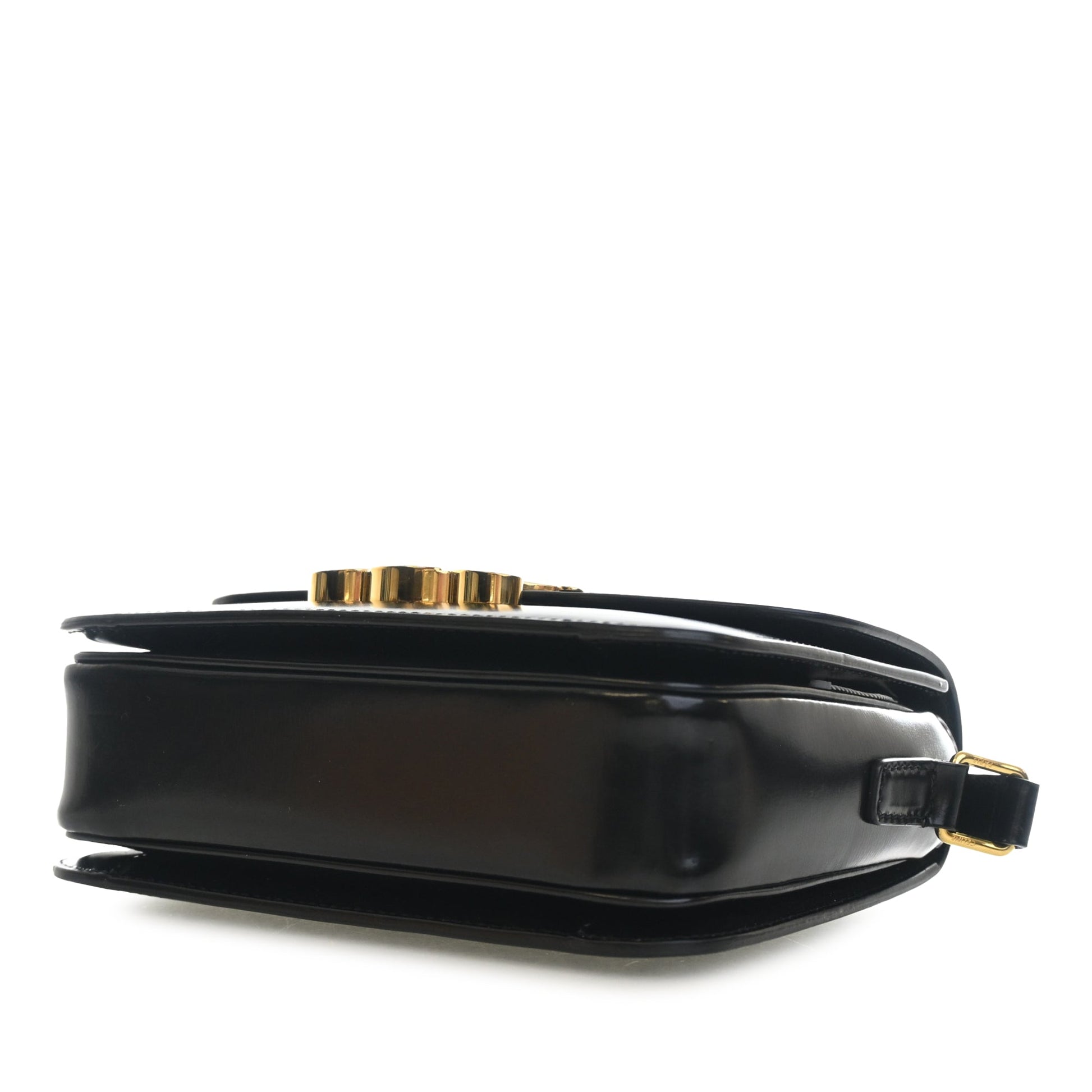 Celine Teen Shiny Calfskin Triomphe Crossbody