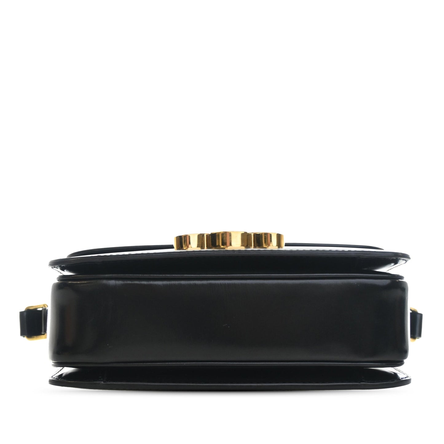 Celine Teen Shiny Calfskin Triomphe Crossbody
