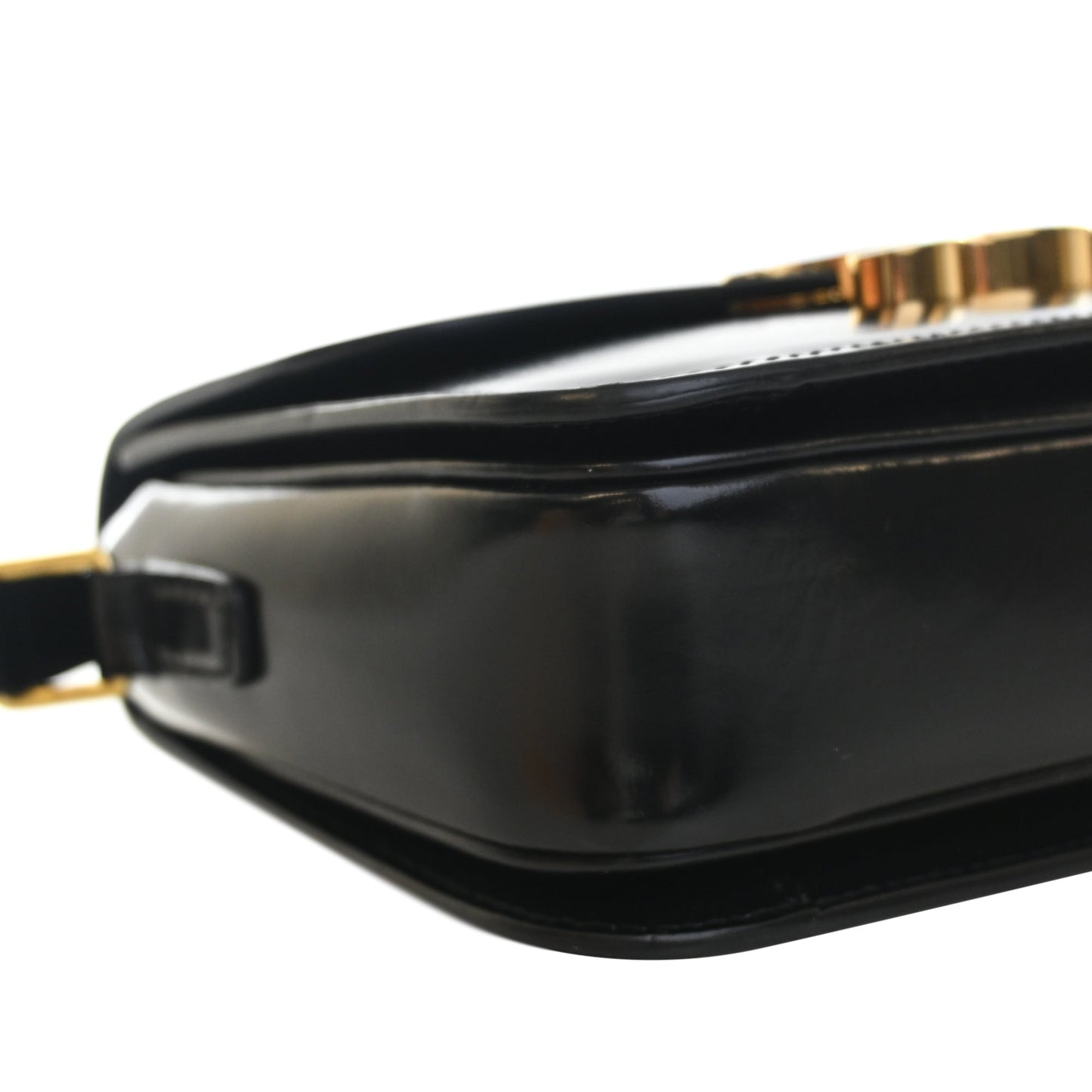 Celine Teen Shiny Calfskin Triomphe Crossbody