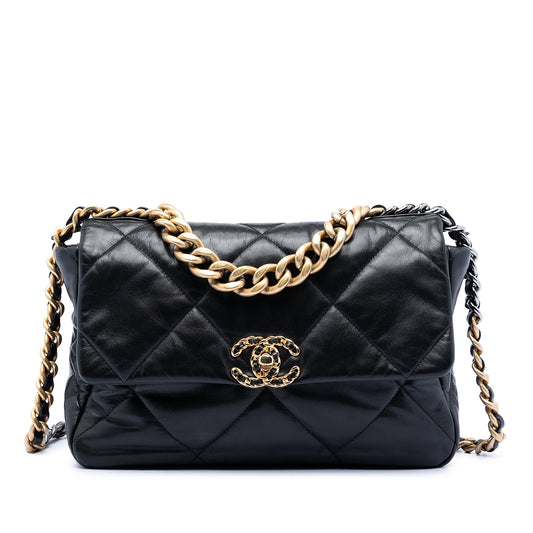 Chanel Large Lambskin 19 Flap