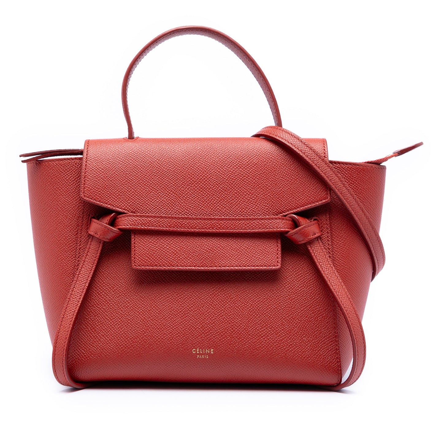 Nano Grained Calfskin Belt Bag
