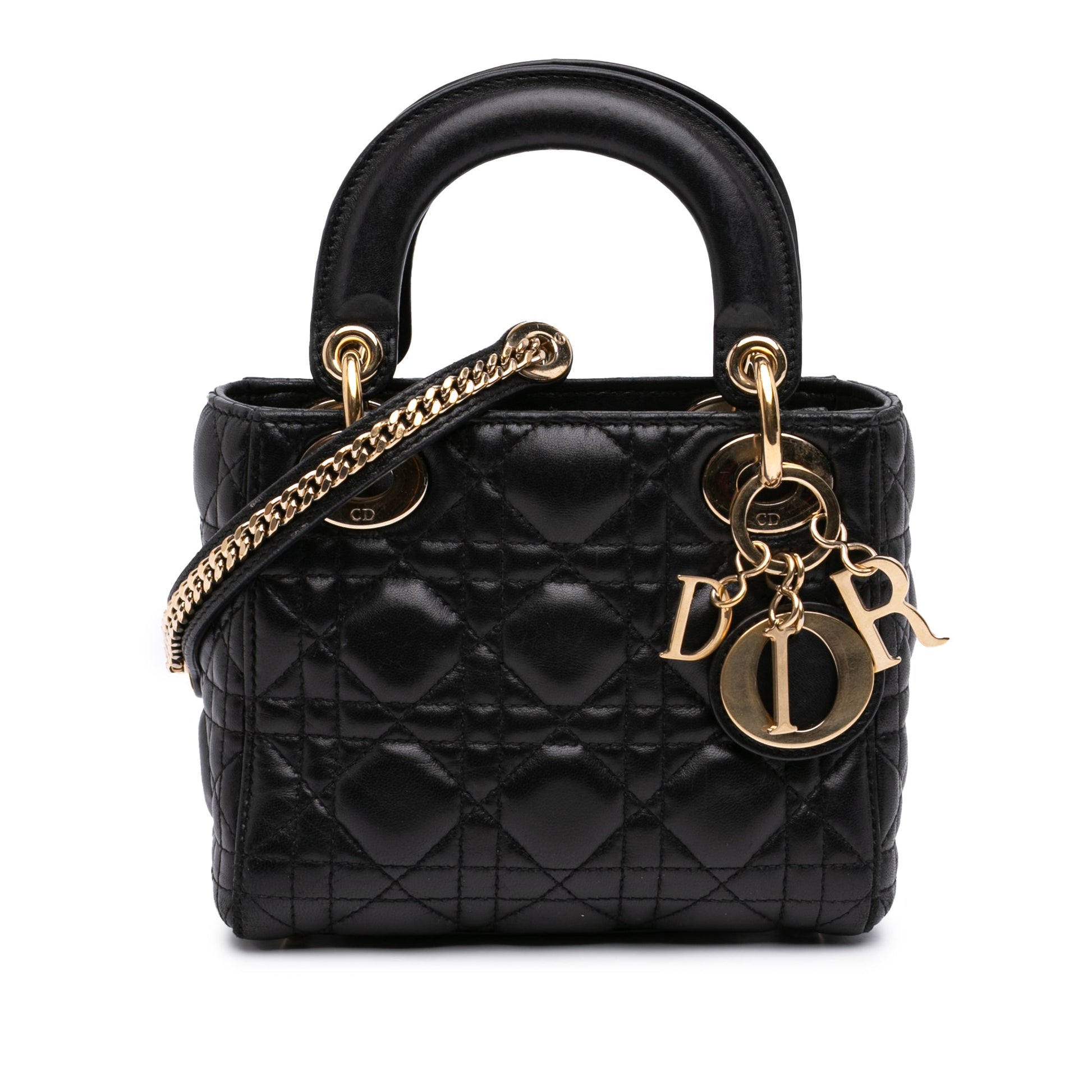 Dior Mini Lambskin Cannage Lady Dior