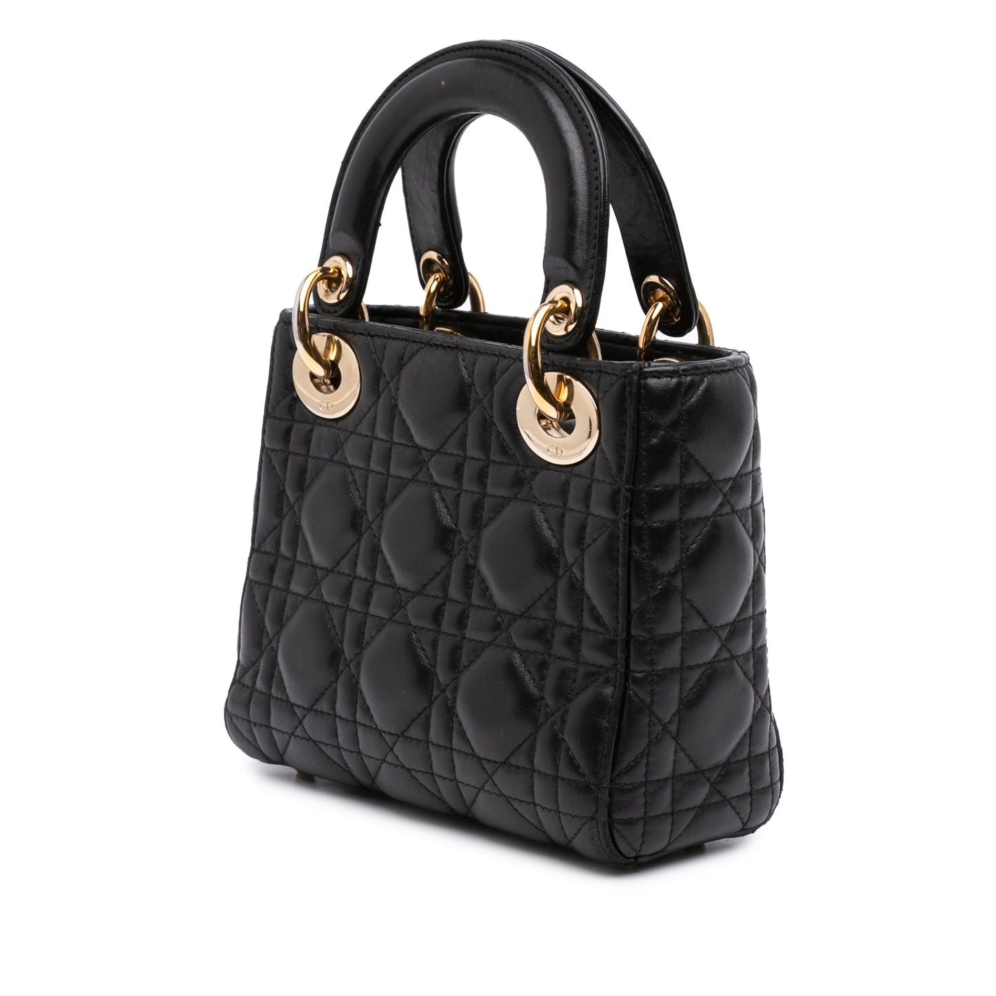 Dior Mini Lambskin Cannage Lady Dior
