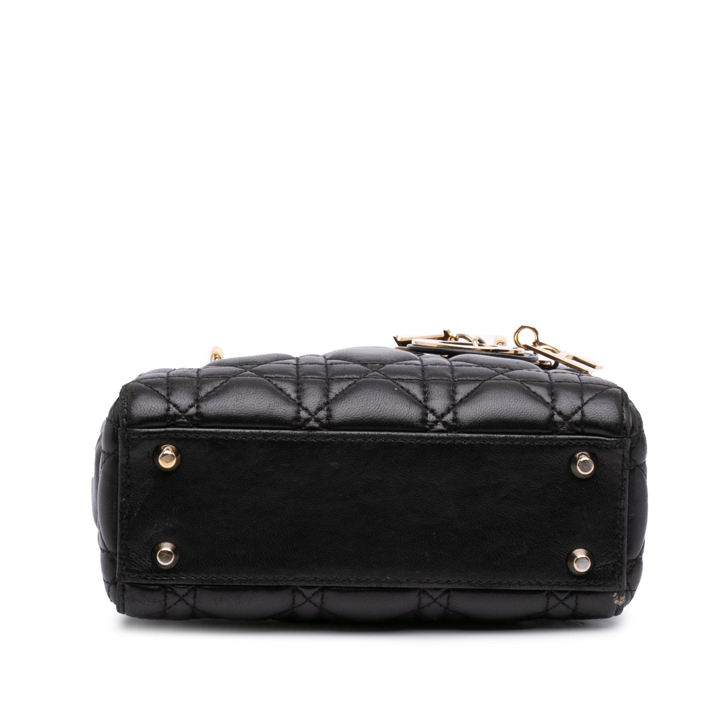 Dior Mini Lambskin Cannage Lady Dior