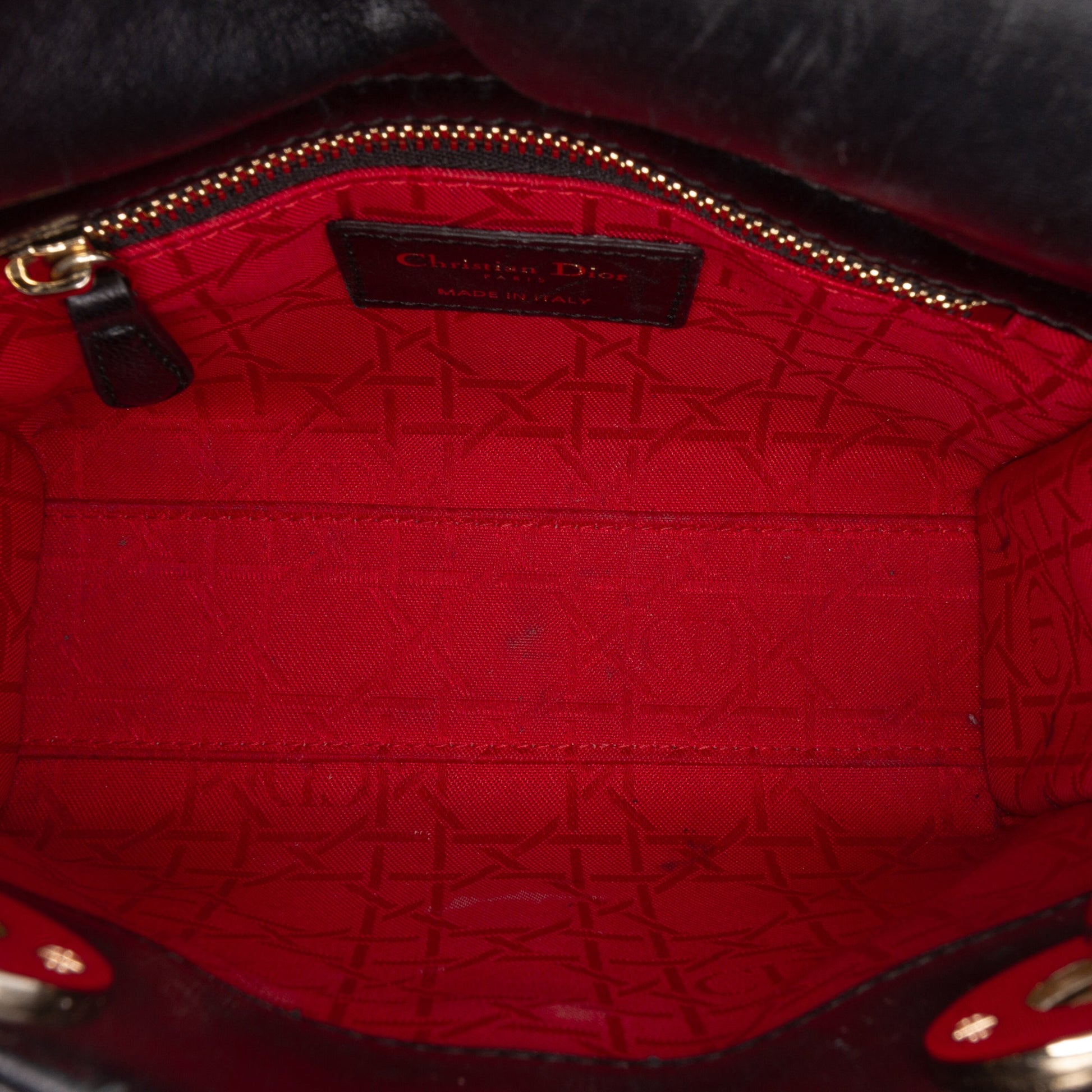 Dior Mini Lambskin Cannage Lady Dior