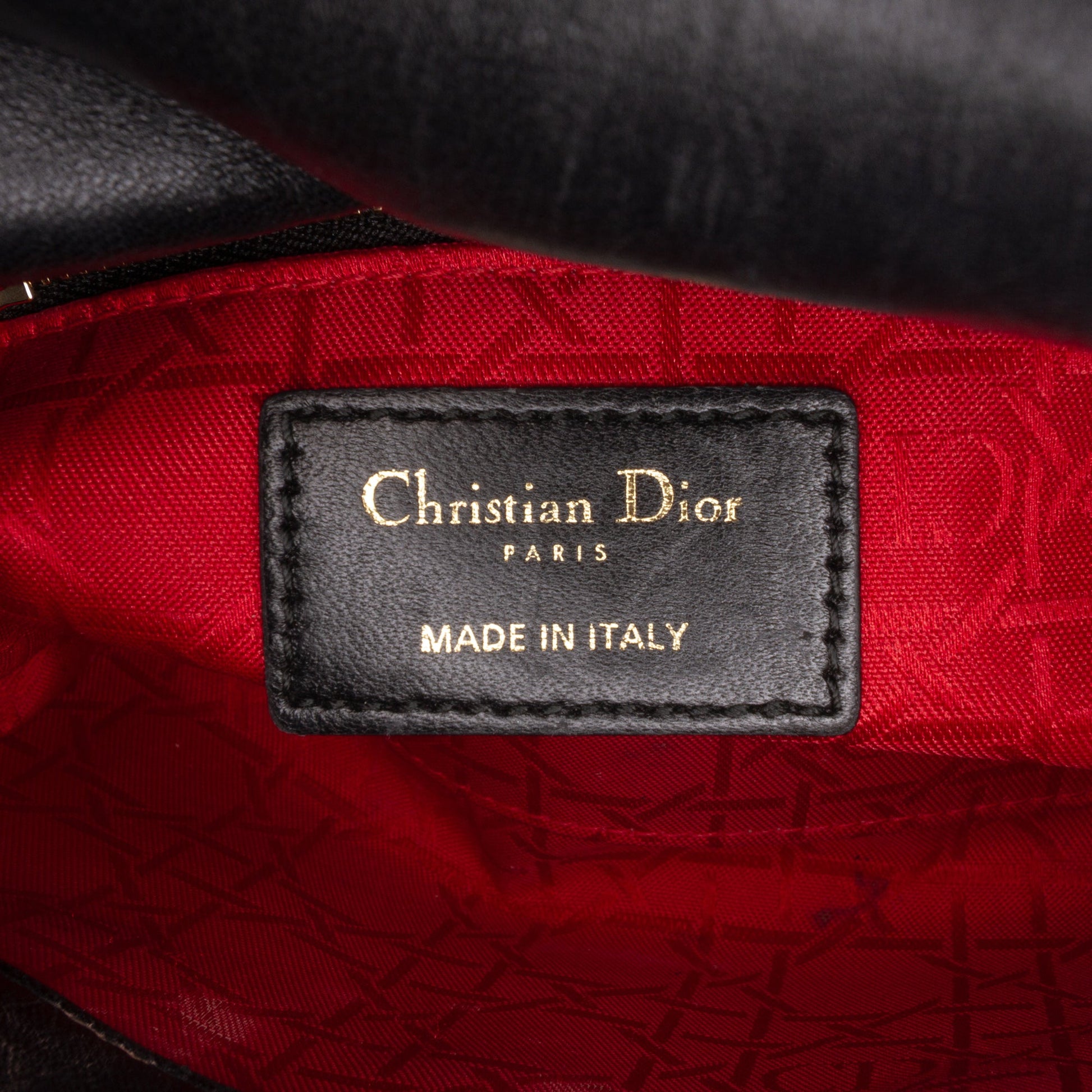 Dior Mini Lambskin Cannage Lady Dior