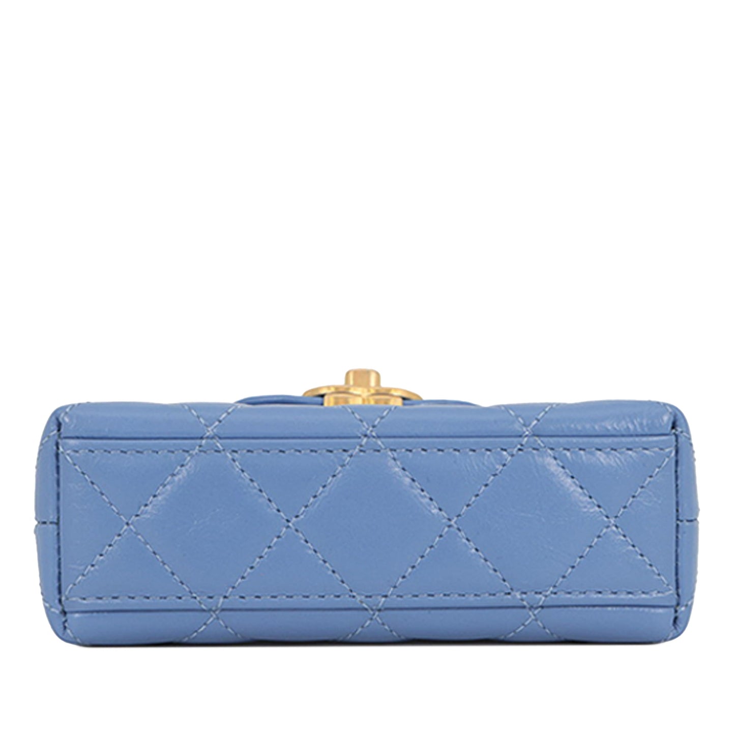 Chanel Mini Nano Aged Calfskin Kelly Shopper Bag
