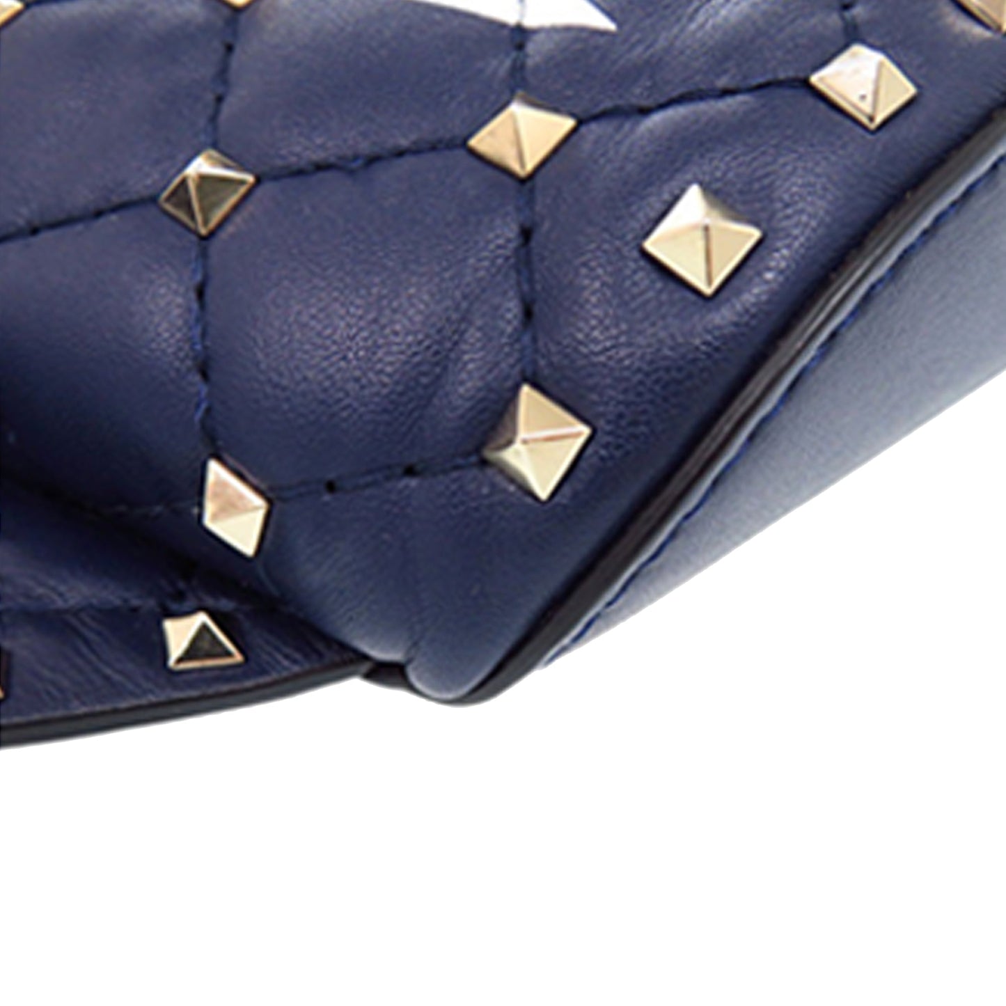 Valentino Quilted Lambskin VLTN Rockstud Spike Belt Bag