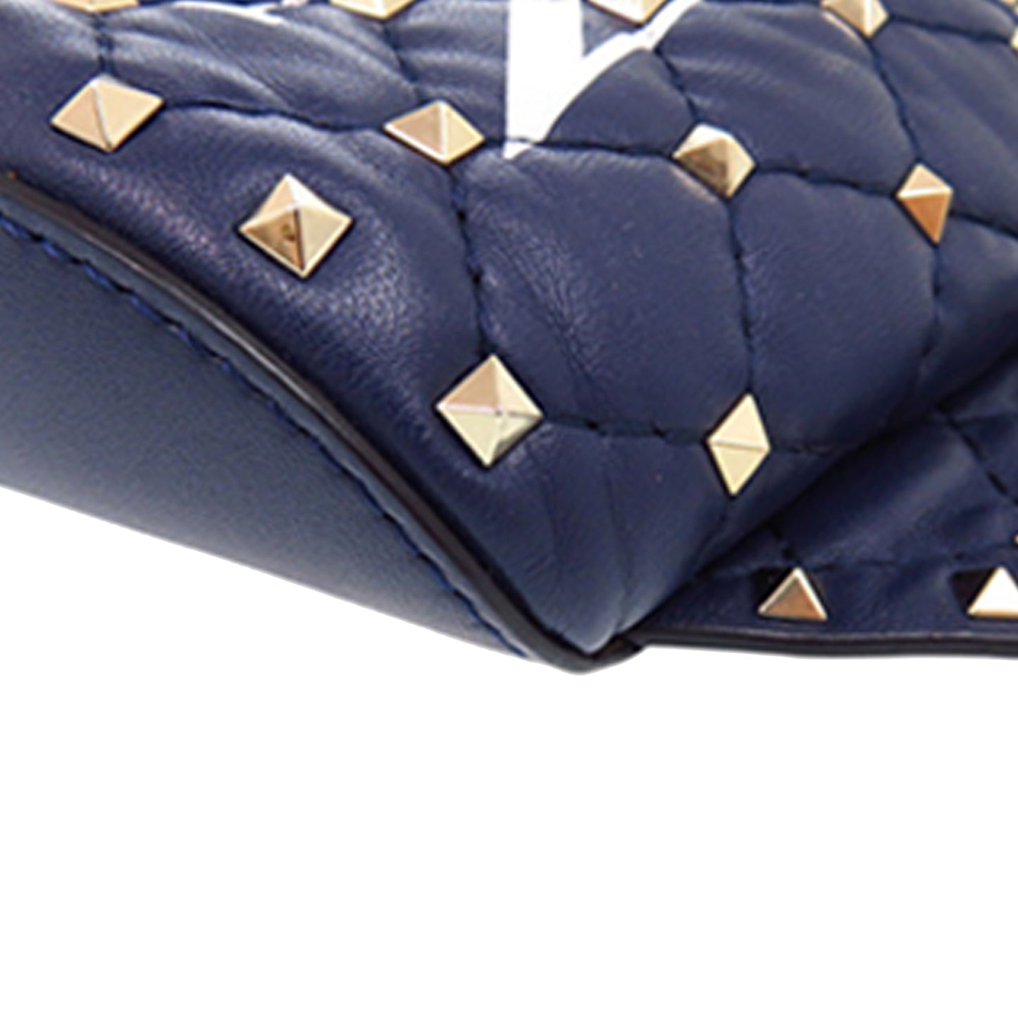 Valentino Quilted Lambskin VLTN Rockstud Spike Belt Bag