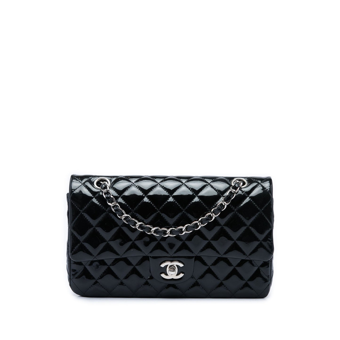 Chanel Medium Classic Patent Double Flap
