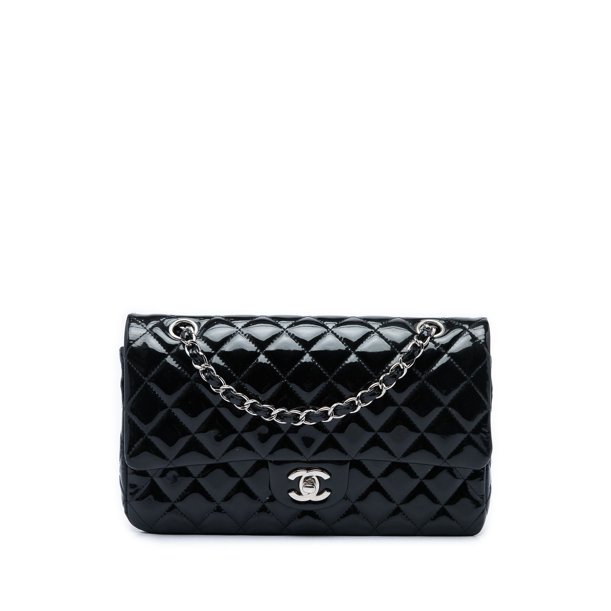Chanel Medium Classic Patent Double Flap