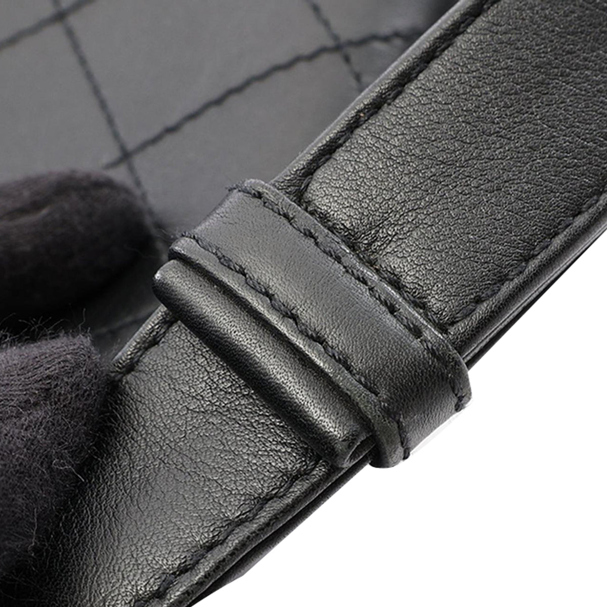 Chanel Quilted Lambskin Kelly So Black Flap