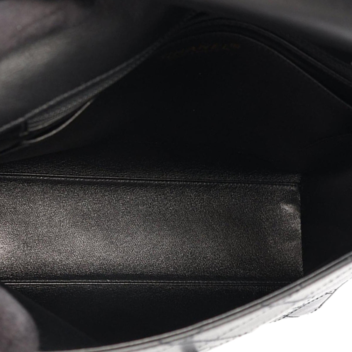 Chanel Quilted Lambskin Kelly So Black Flap