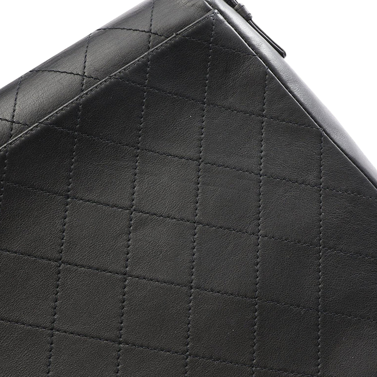 Chanel Quilted Lambskin Kelly So Black Flap