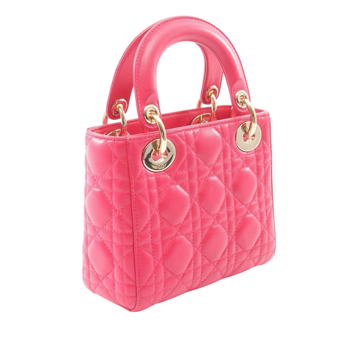 Dior Mini Lambskin Cannage Lady Dior