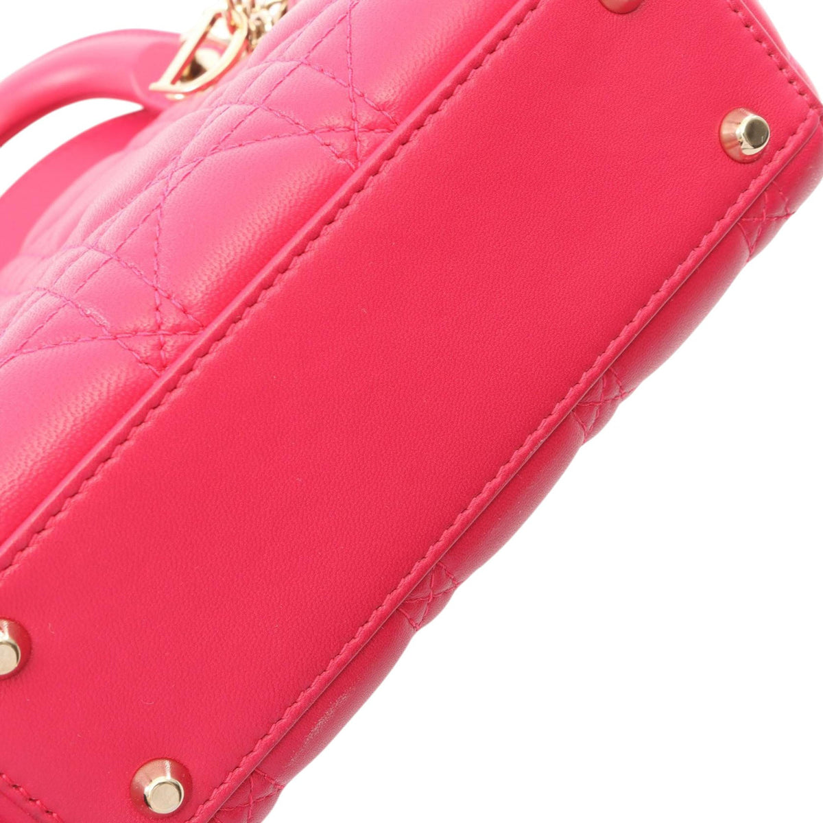Dior Mini Lambskin Cannage Lady Dior