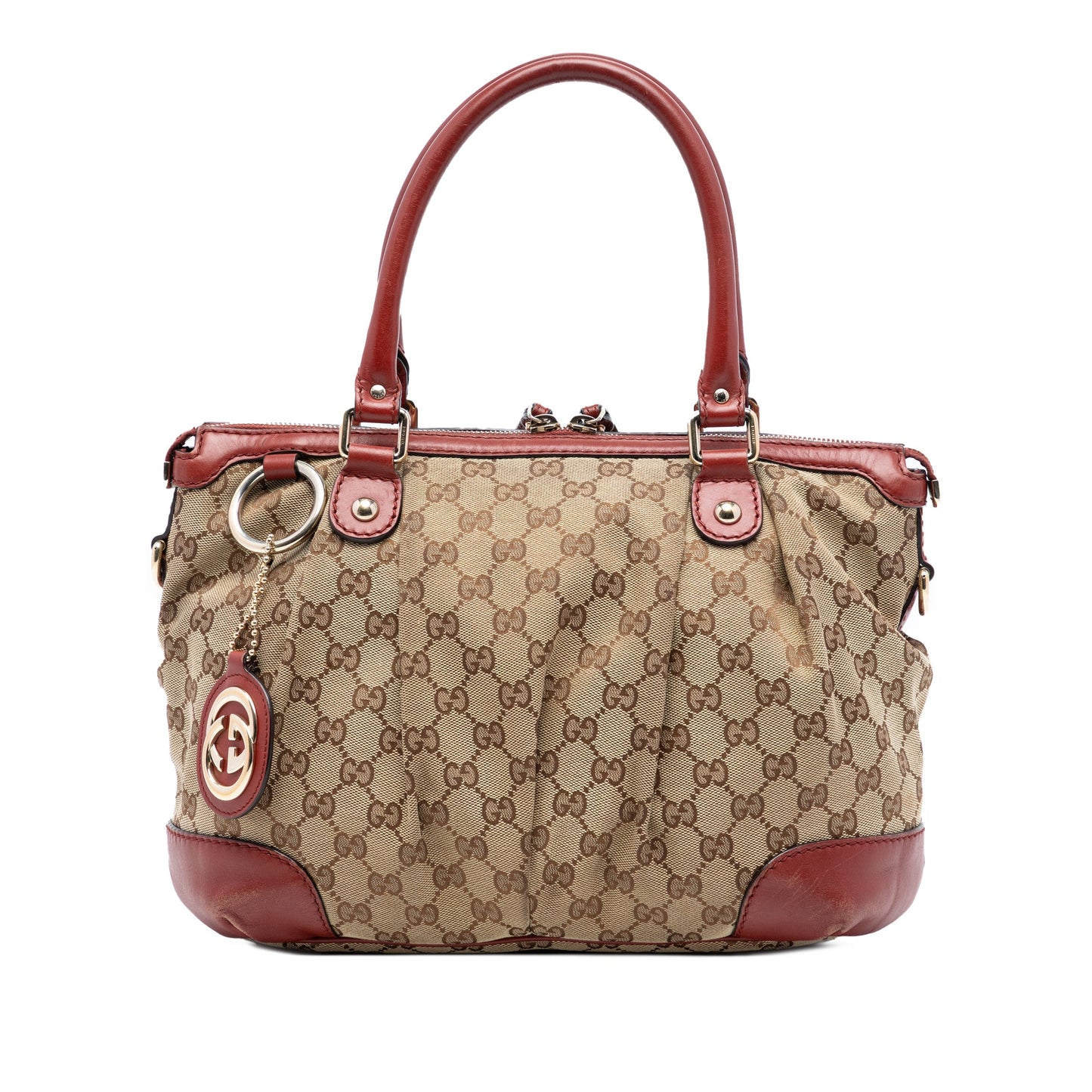 Gucci GG Canvas Sukey Satchel
