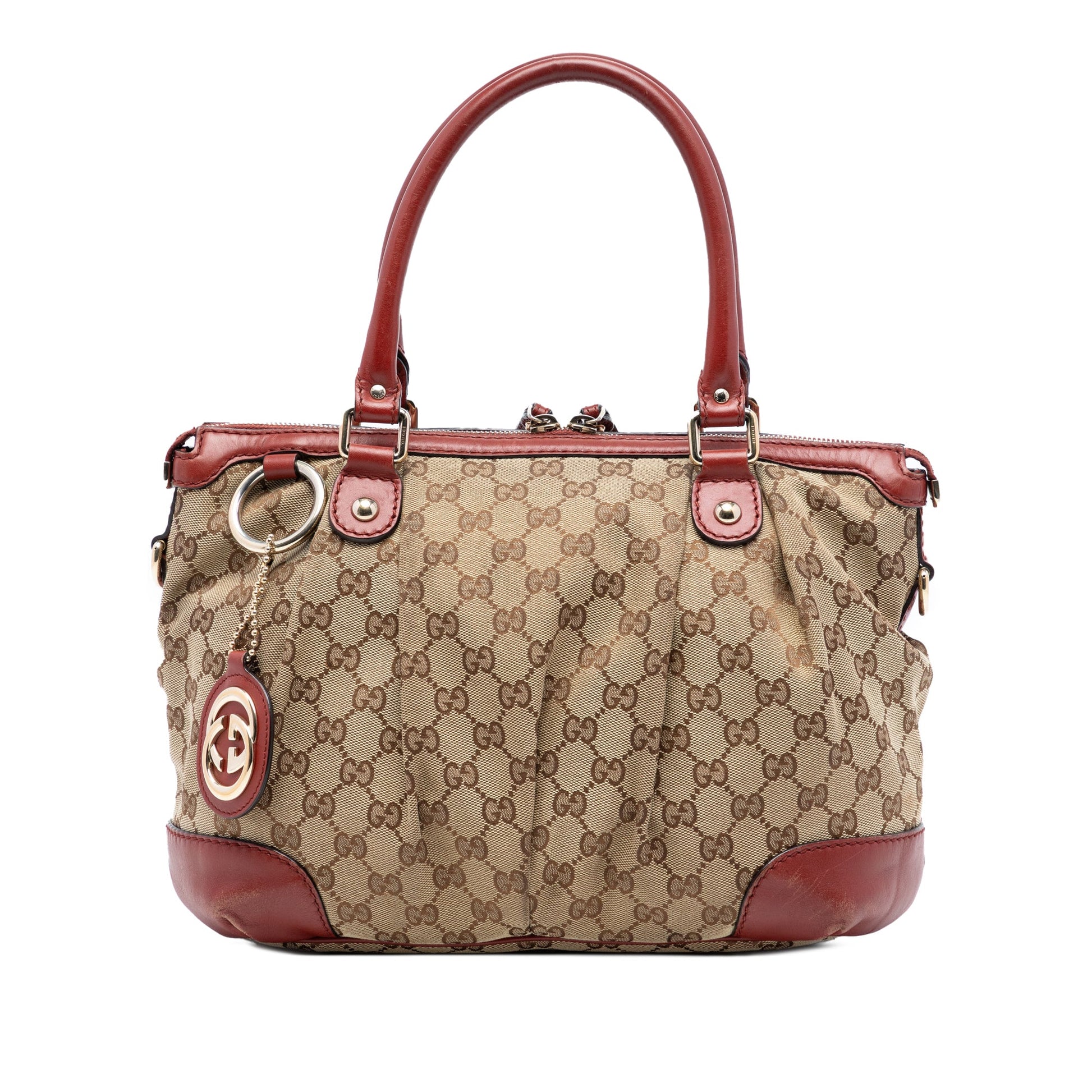 Gucci GG Canvas Sukey Satchel