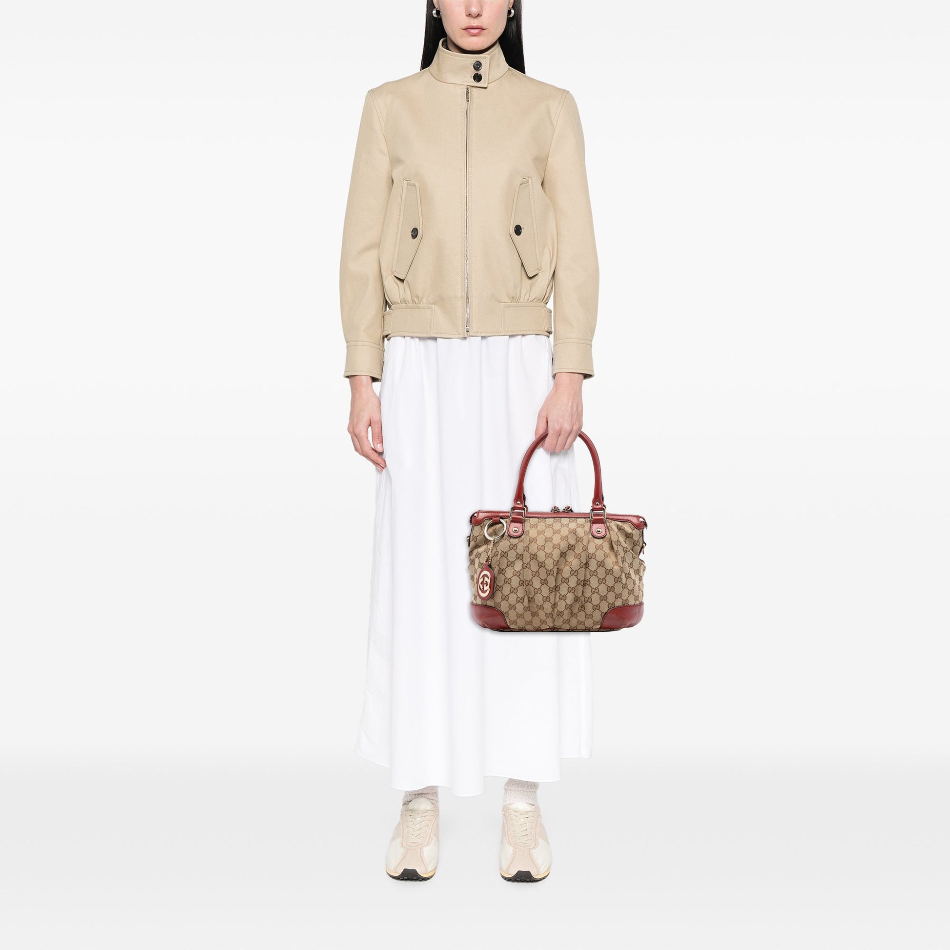Gucci GG Canvas Sukey Satchel