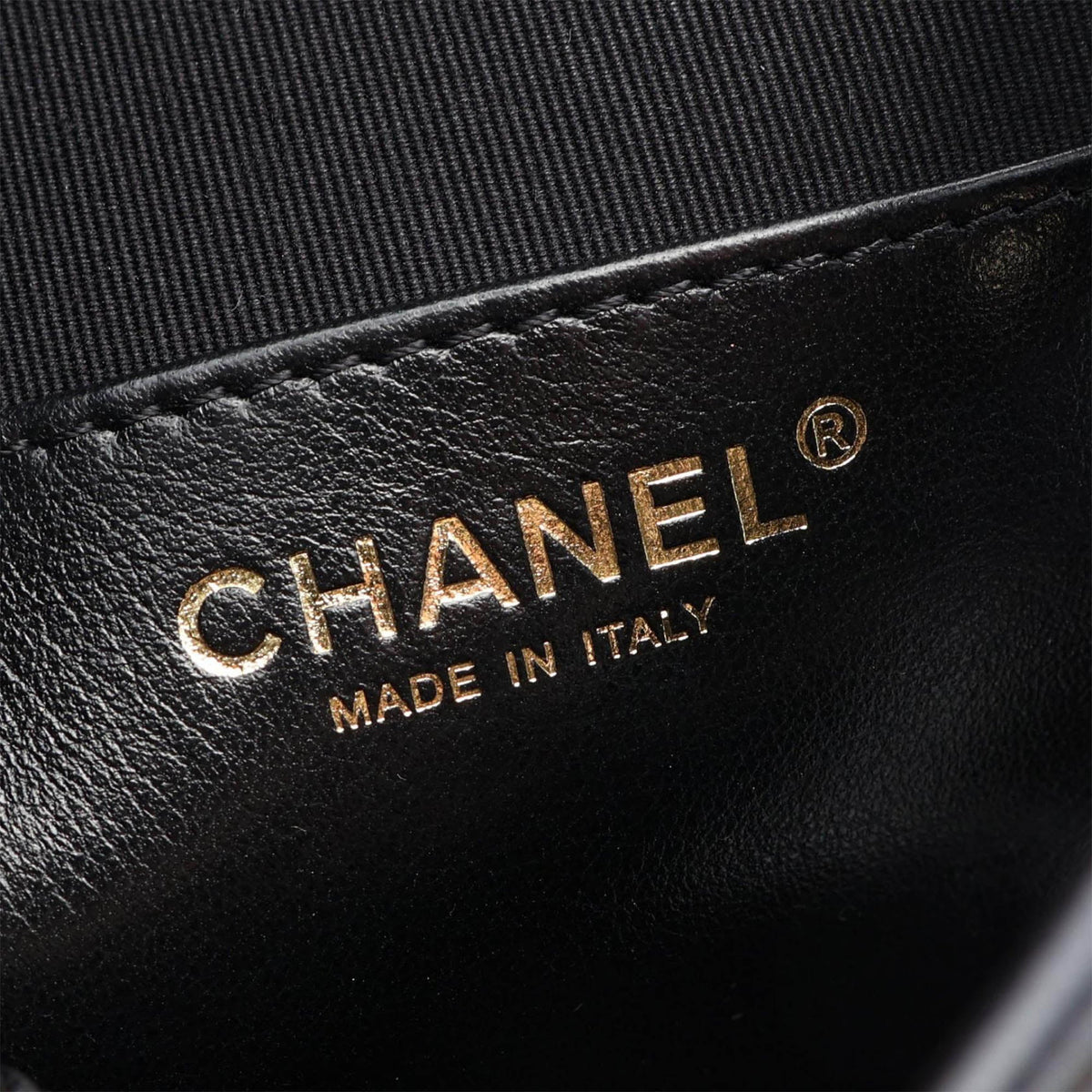 Chanel Small Quilted Shiny Lambskin and Mesh Cargo Duma Drawstring Backpack