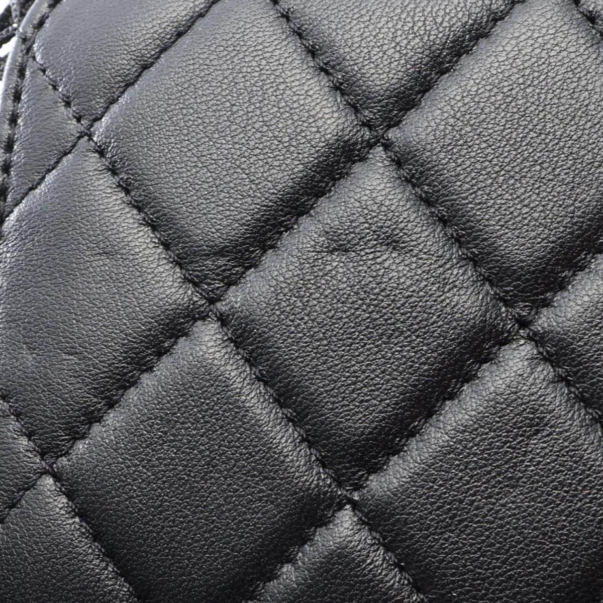Chanel Small Quilted Shiny Lambskin and Mesh Cargo Duma Drawstring Backpack