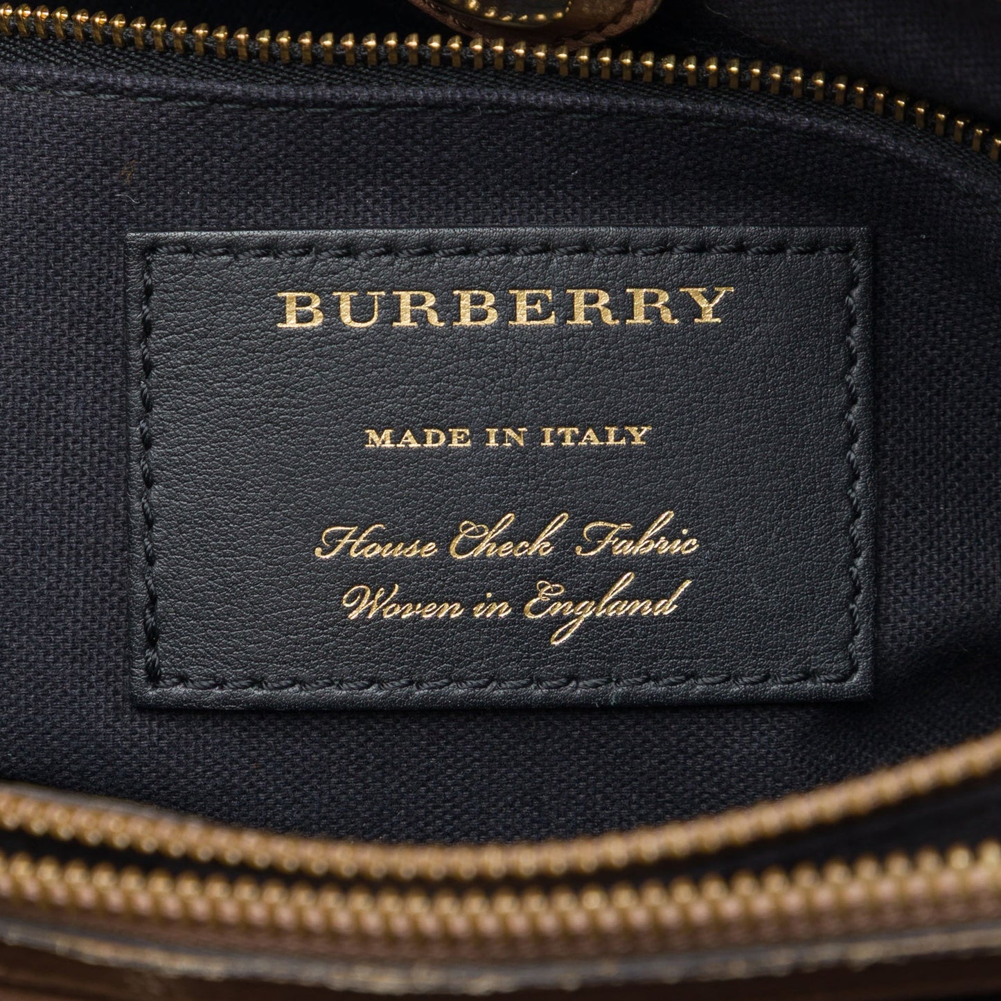 Burberry Medium Calfskin and House Check Banner Satchel