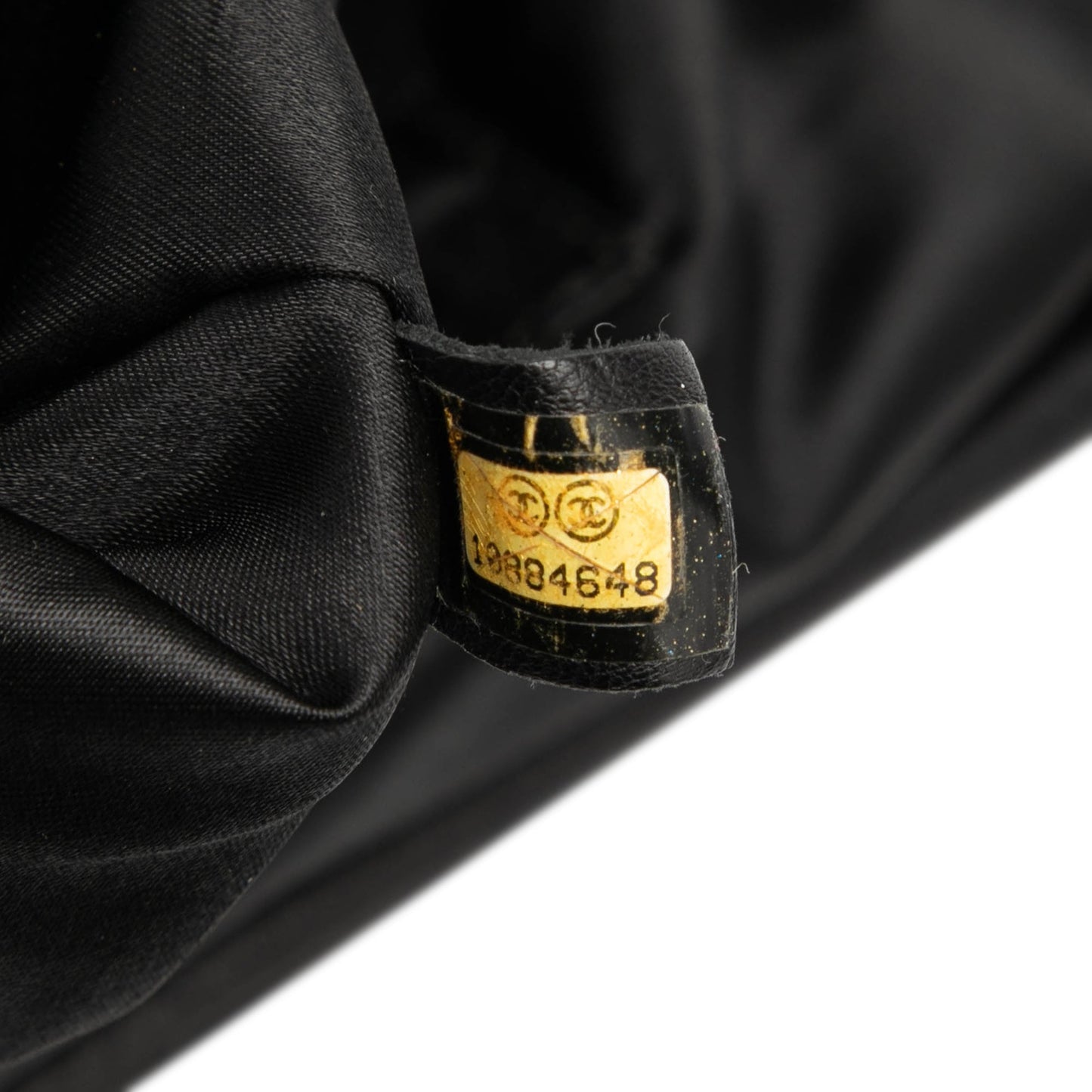 Chanel CC Check Embossed Velvet Belted Side Frame Bag
