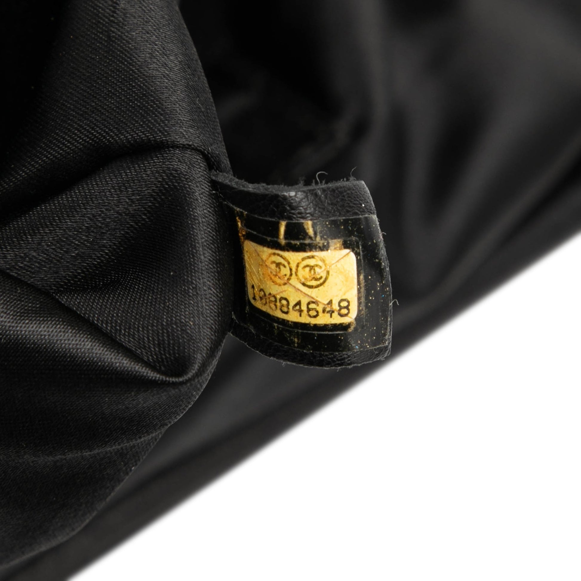 Chanel CC Check Embossed Velvet Belted Side Frame Bag