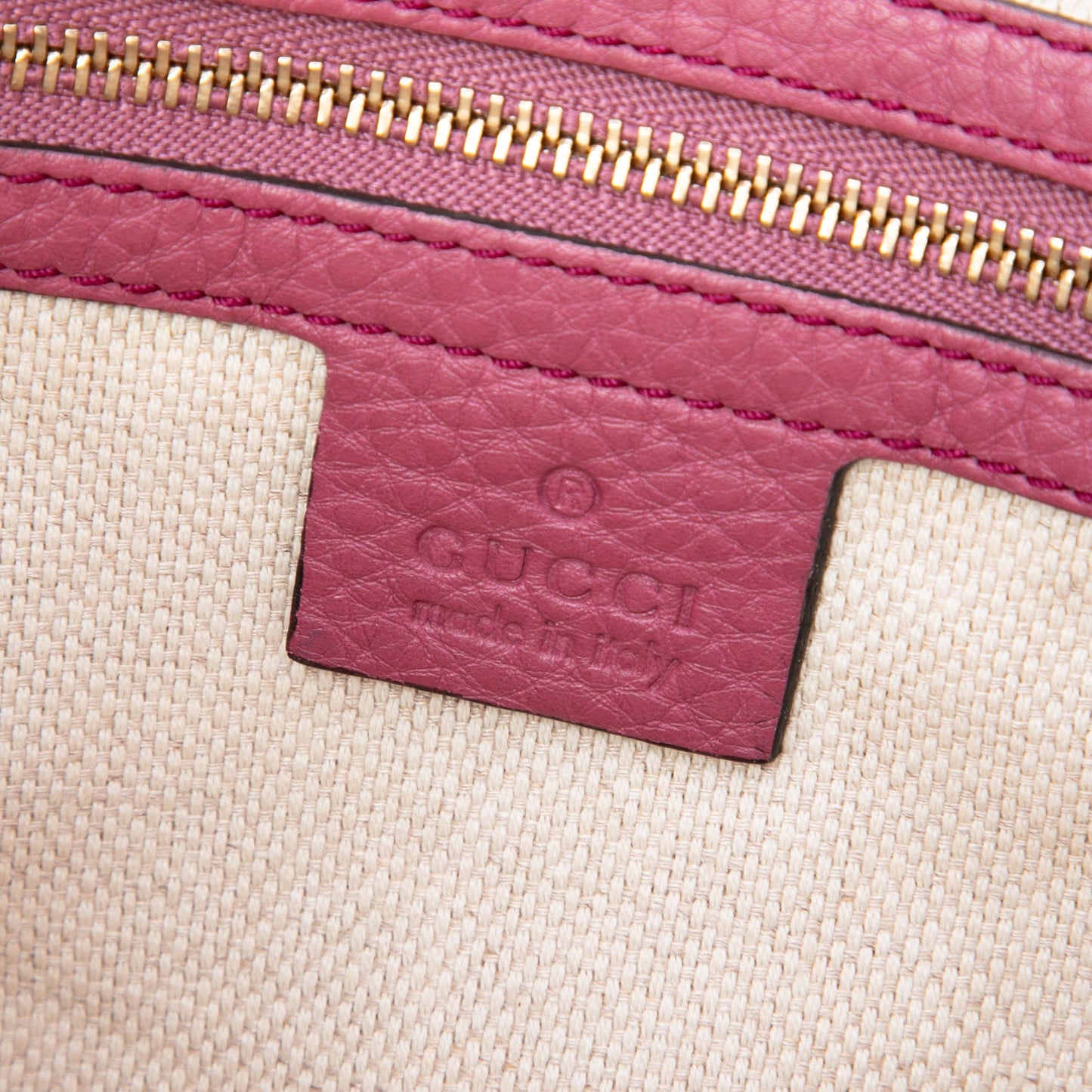 Gucci Small Calfskin Soho Cellarius Satchel