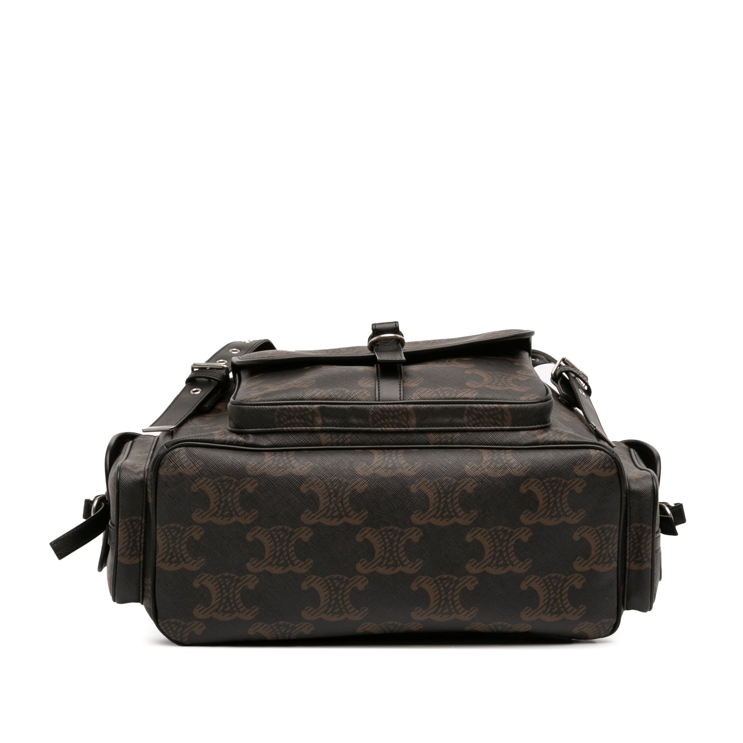 Celine Medium Triomphe Coated Canvas Backpack