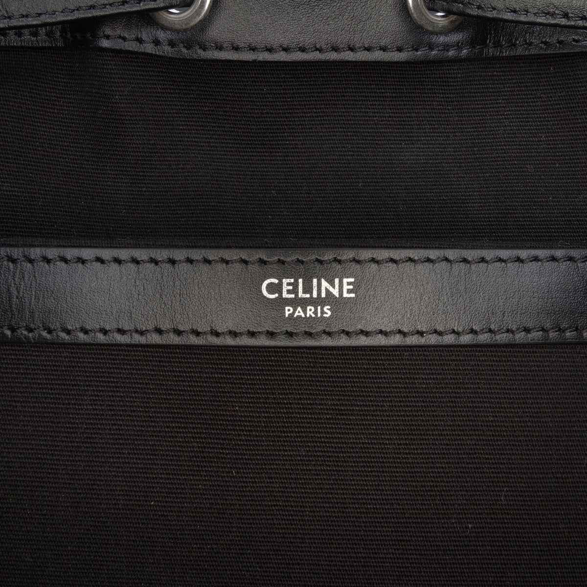 Celine Medium Triomphe Coated Canvas Backpack — Brown