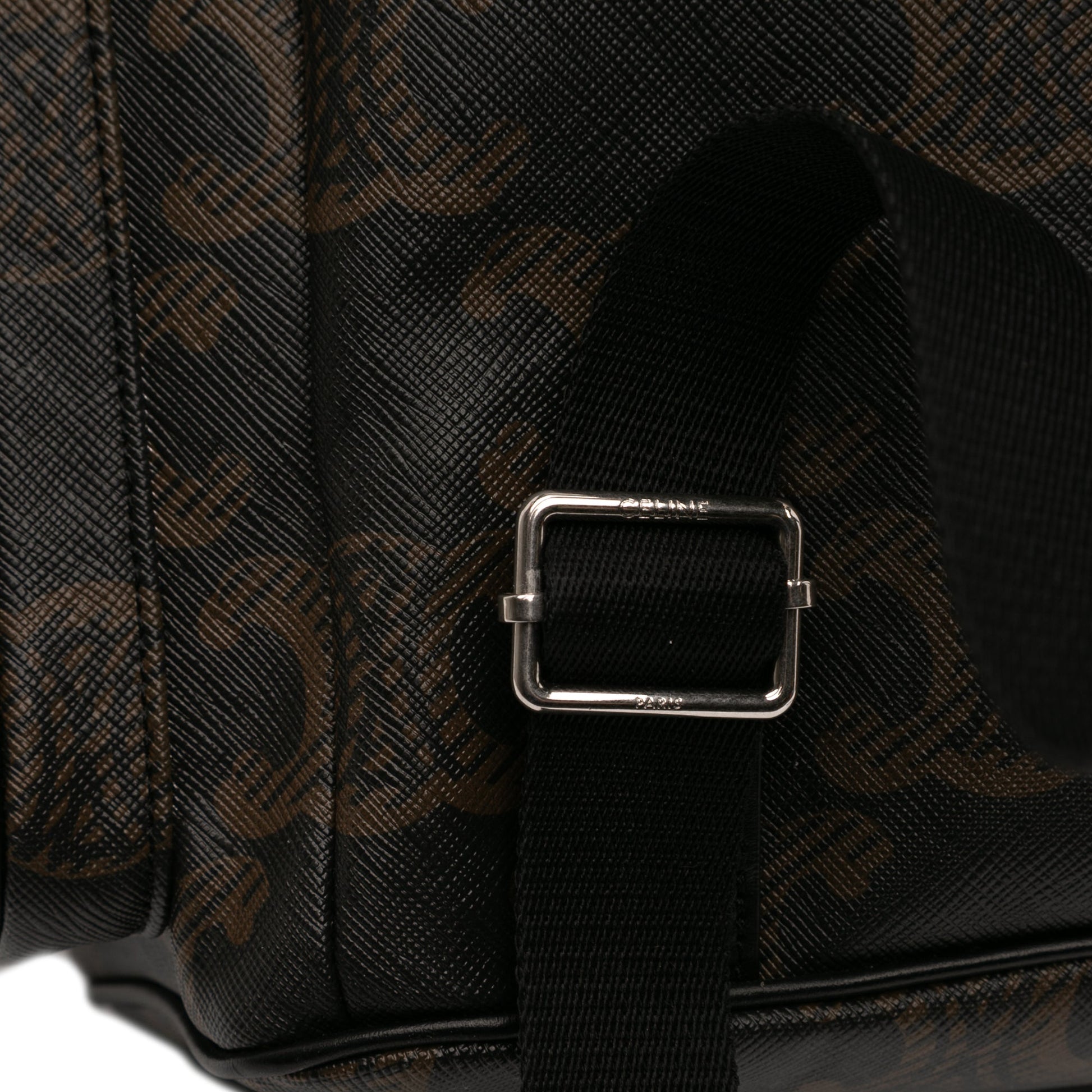 Celine Medium Triomphe Coated Canvas Backpack